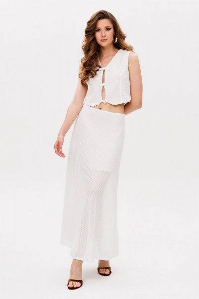 Юбка ERTANNO 2203 молочный - фото 3