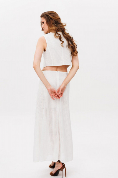 Жилет ERTANNO 2205 молочный - фото 6