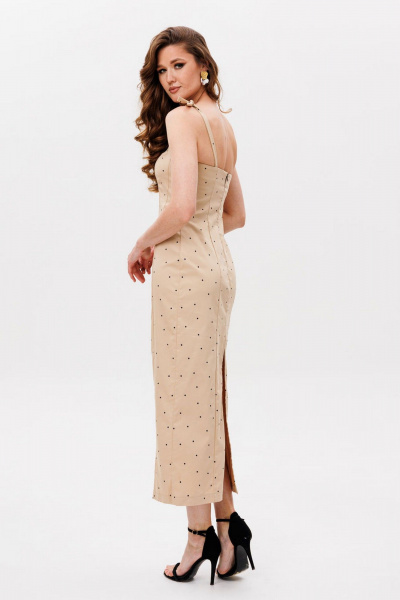 Платье ERTANNO 2219 бежевый - фото 3