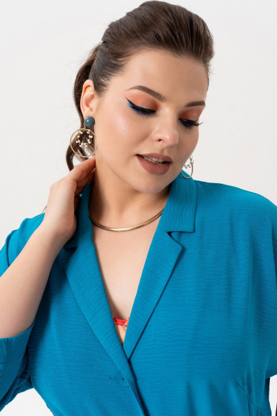 Брюки, жакет, топ Andina 3001-5 мурена - фото 12