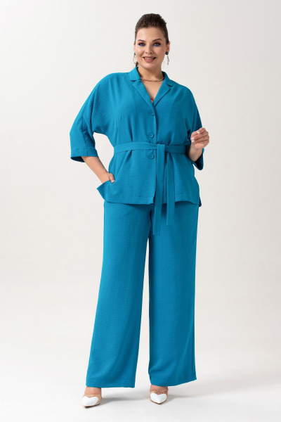 Брюки, жакет, топ Andina 3001-5 мурена - фото 9