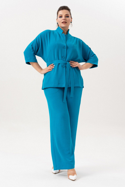 Брюки, жакет, топ Andina 3001-5 мурена - фото 8