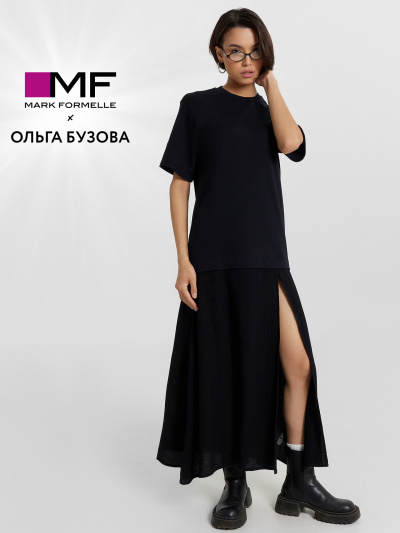 Платье Mark Formelle 152696/24-33222Ц-16 черный - фото 46