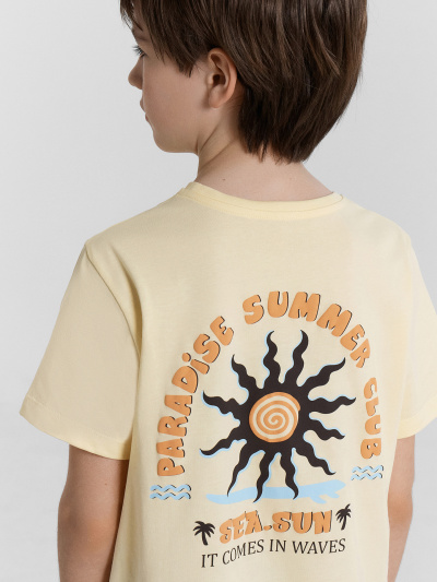 Футболка, шорты Mark Formelle 393329/24-27451П-0 св.желтый_шоколадное_мартини_печать_1_сл_на_пол_2_с - фото 49