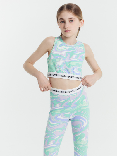 Леггинсы, топ Mark Formelle 397728/24-25688П-5 мятные_волны - фото 47