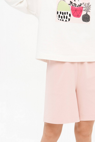 Свитшот Nelva 23462 молочный - фото 3