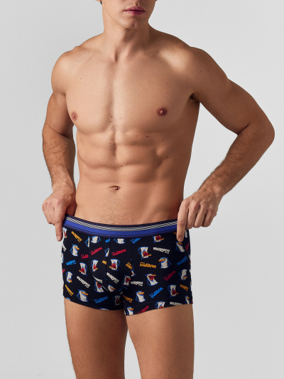 Трусы Mark Formelle 411124-2/25-4874П-5 прикольные_пингвины_глубокий_синий4 - фото 47