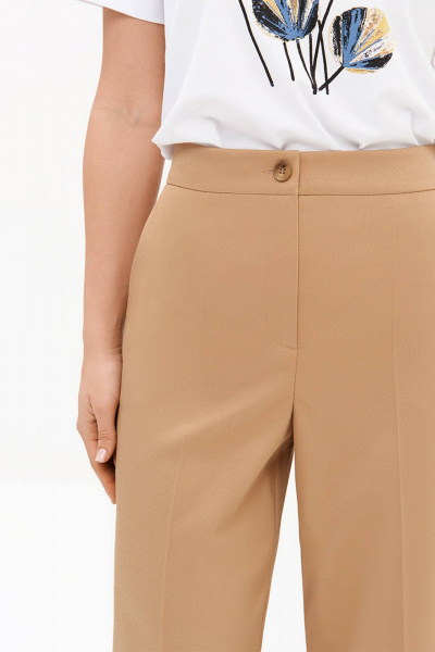 Брюки Nelva 31229 бежевый - фото 4