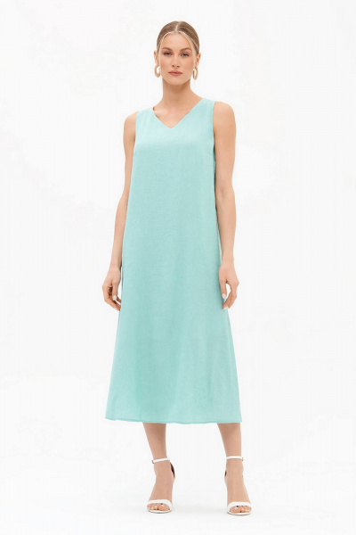 Платье Nelva 51728 полынь - фото 7