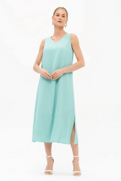 Платье Nelva 51728 полынь - фото 6