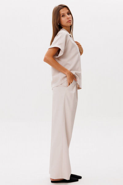 Блуза THE NAME 2293 бежевый - фото 6