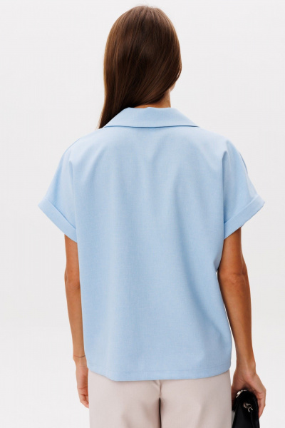 Блуза THE NAME 2293 голубой - фото 7