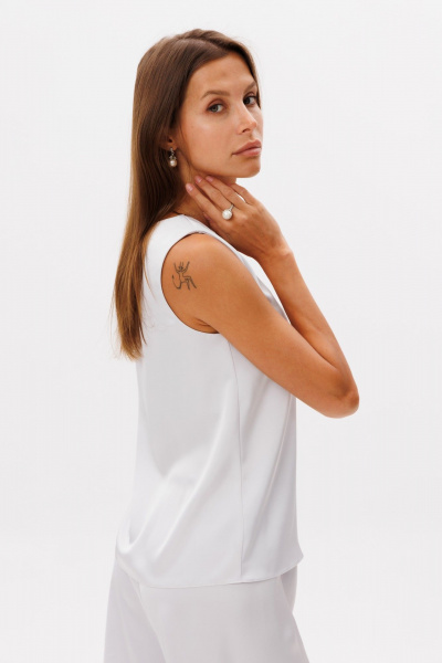 Брюки, топ THE NAME 2312 жемчуг - фото 5