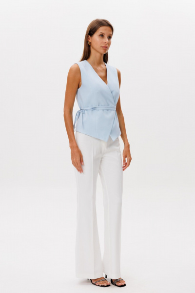 Брюки THE NAME 2318 молочный - фото 8