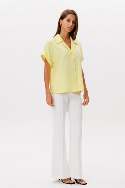 Брюки THE NAME 2318 молочный - фото 3