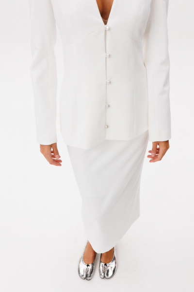 Жакет THE NAME 2382 молочный - фото 5