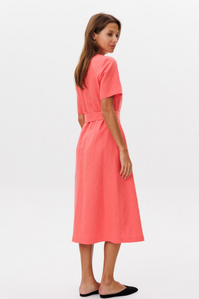 Платье THE NAME 2385 коралл - фото 8