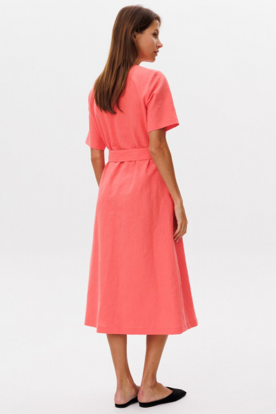 Платье THE NAME 2385 коралл - фото 6