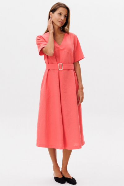 Платье THE NAME 2385 коралл - фото 1