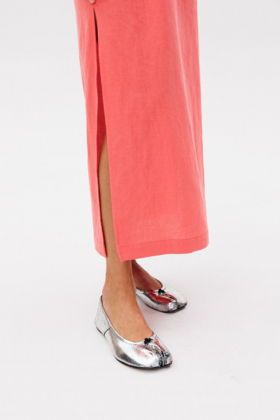 Платье THE NAME 2386 коралл - фото 5