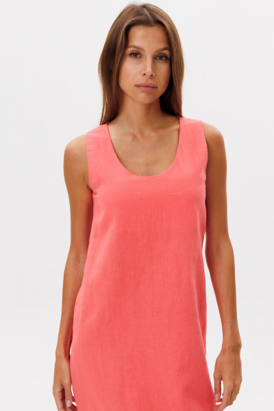 Платье THE NAME 2386 коралл - фото 4