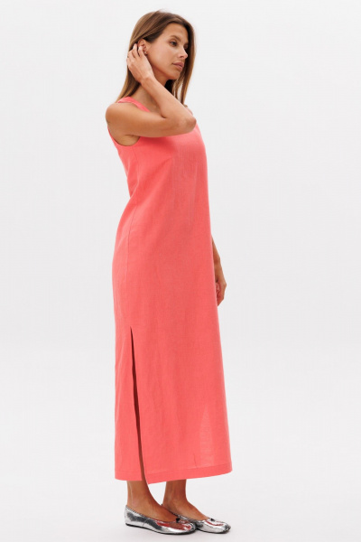 Платье THE NAME 2386 коралл - фото 3