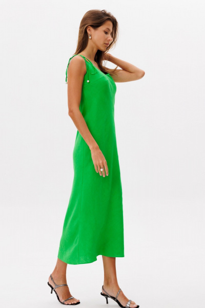 Сарафан THE NAME 2387 зеленый - фото 5
