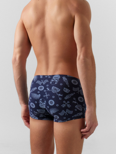 Трусы Mark Formelle 411216-2/25-5149П-5 мотодетали_на_глубоком_синем_черный - фото 62