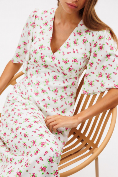 Платье THE NAME 2388 цветы - фото 7