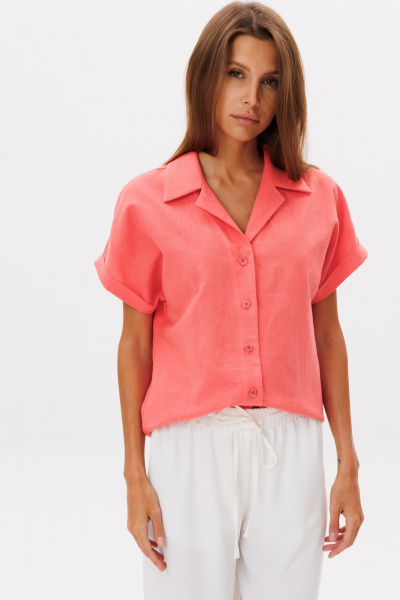 Блуза THE NAME 2390 коралл - фото 6