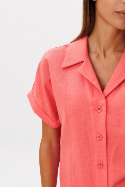 Блуза THE NAME 2390 коралл - фото 2