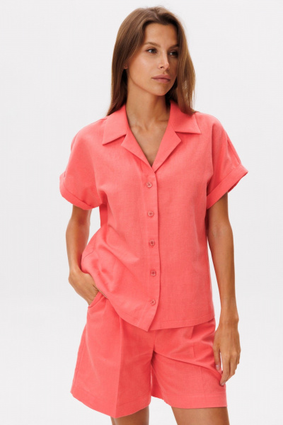 Блуза THE NAME 2390 коралл - фото 1