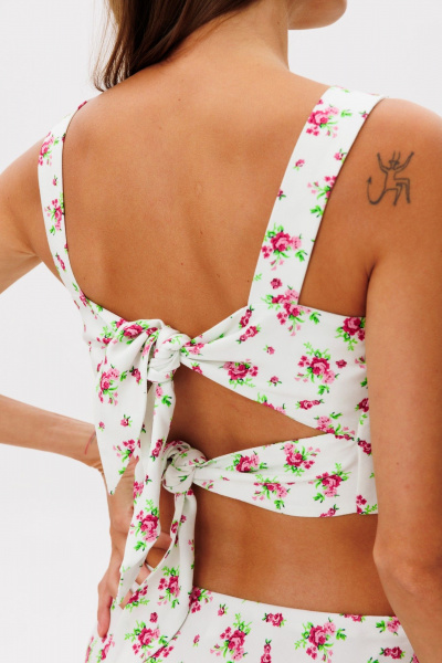 Топ THE NAME 2392 цветы - фото 7