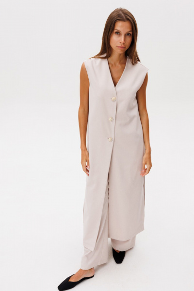 Брюки THE NAME 2393 бежевый - фото 7