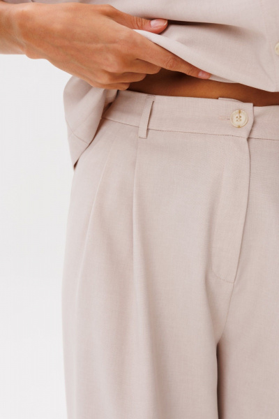 Брюки THE NAME 2393 бежевый - фото 3