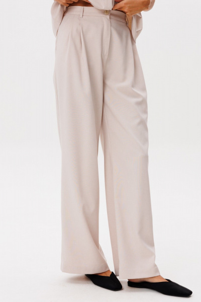 Брюки THE NAME 2393 бежевый - фото 2