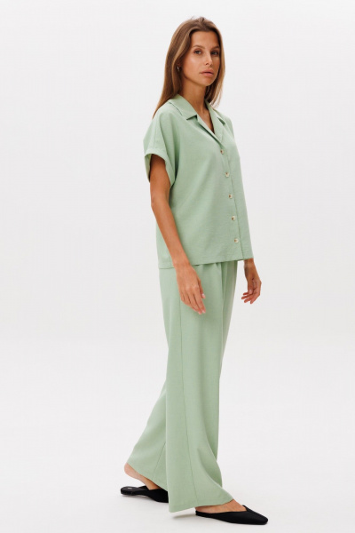 Брюки THE NAME 2393 оливка - фото 5