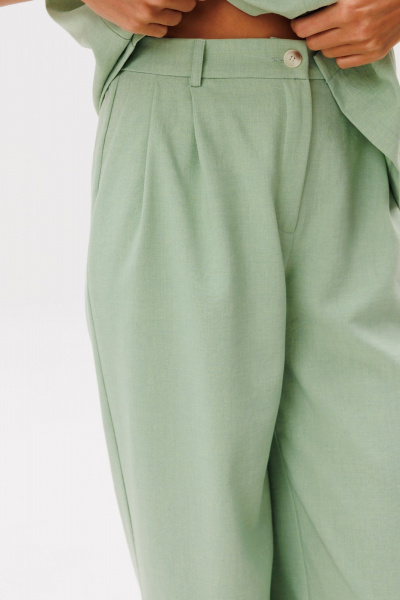 Брюки THE NAME 2393 оливка - фото 3