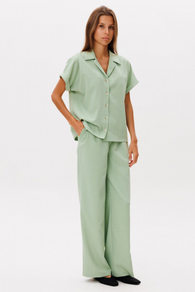 Брюки THE NAME 2393 оливка - фото 2