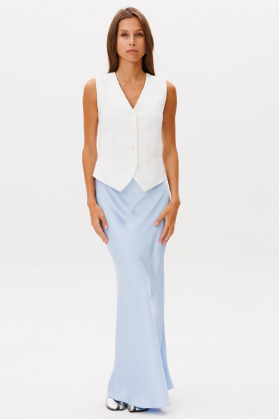 Жилет THE NAME 2397 молочный - фото 2