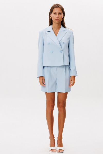 Шорты THE NAME 2398 голубой - фото 7