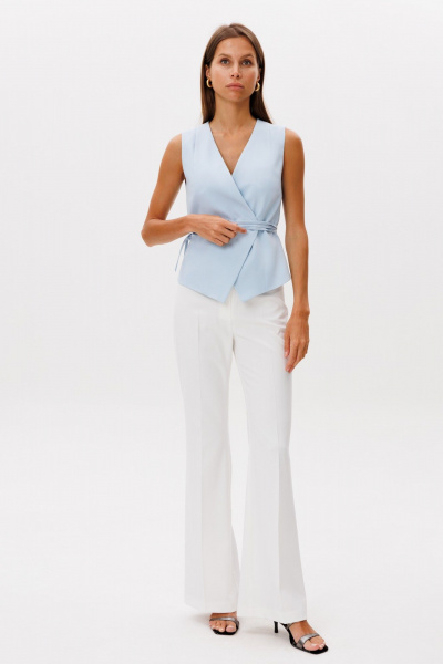 Жилет THE NAME 2399 голубой - фото 3