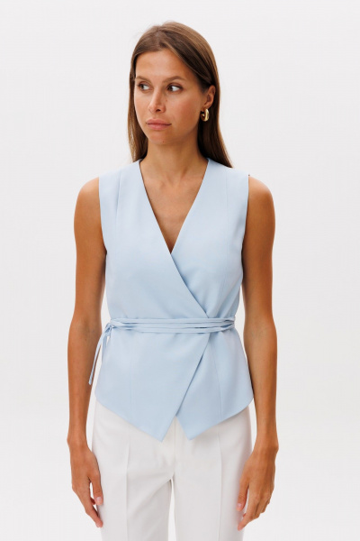 Жилет THE NAME 2399 голубой - фото 2