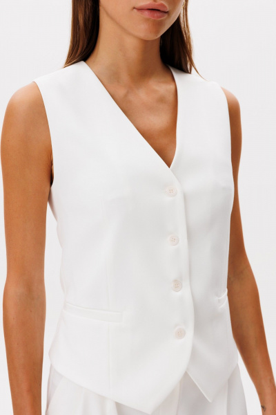 Жилет, шорты THE NAME 2400 молочный - фото 4