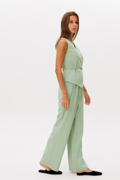 Жилет THE NAME 2401 оливка - фото 4