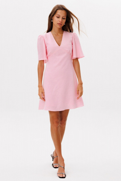 Платье THE NAME 2402 розовый - фото 2