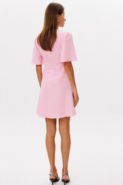 Платье THE NAME 2402 розовый - фото 7