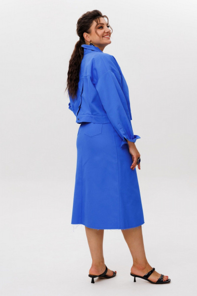 Юбка Anelli 1620 дельфиниум - фото 10