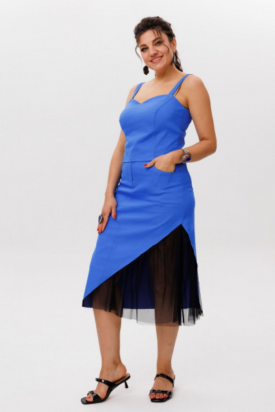 Юбка Anelli 1620 дельфиниум - фото 3