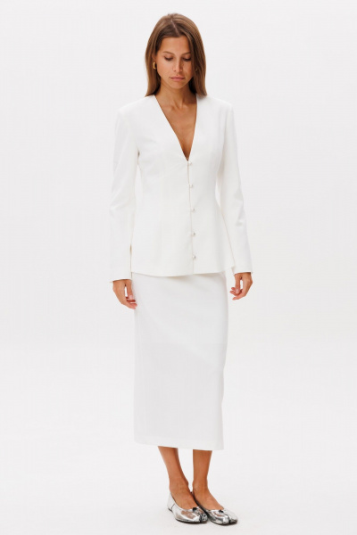 Юбка THE NAME 2411 молочный - фото 8